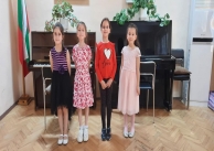 30.05.2023 г. Продукция на пианисти от класа на Галина Петрова 30.05.2023 г. Продукция на пианисти от класа на Галина Петрова