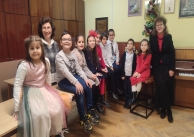 14.12.2023 г. Коледен концерт на учениците от ГШИ при читалището. 14.12.2023 г. Коледен концерт на учениците от ГШИ при читалището.
