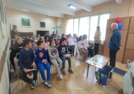 16.04.2025 г. Среща с детския писател Борко Бърборко. 16.04.2025 г. Среща с детския писател Борко Бърборко.