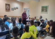 23.04.2025 г. Среща с детския писател Борко Бърборко. 23.04.2025 г. Среща с детския писател Борко Бърборко.