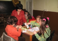 09.12.2009 г. Изработване на карнавално домино 09.12.2009 г. Изработване на карнавално домино